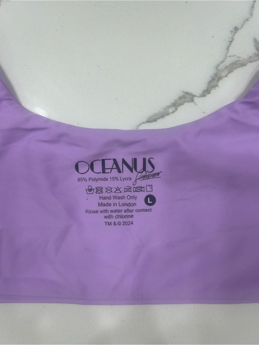 Lavender Sequin Seashell & Star Bikini Set - Women's Swim